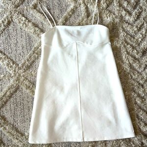Perfect white sun dress from Zara! Can dress up or dress down.